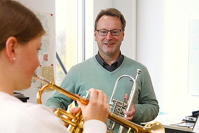 Michael Bischof, Trompete, Fachbereichsleiter Bläser und stellvertretender Schulleiter